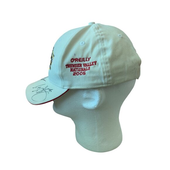 2.  Baseball Cap Thunder Valley Bristol Raceway  Red Flames on Cap and Bill - Picture 2 of 7